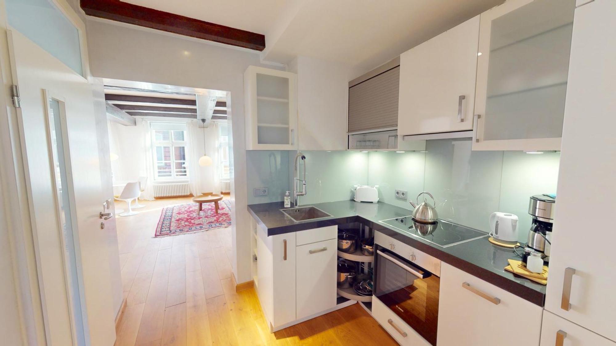 Hafenblick Appartement Leer Esterno foto